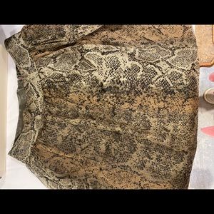 Banana Republic Animal Print Skirt